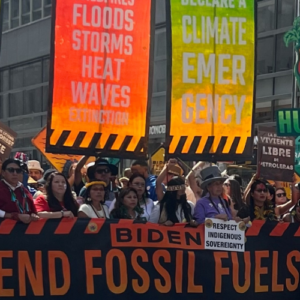 March to End Fossil Fuels Indigenous Deligation